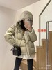 D111364欧阳娜娜同款泡芙五格轻质宽松鹅绒收腰羽绒服 商品缩略图7