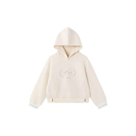 英氏童装女童宽松卫衣秋装新款中大童运动休闲连帽套头百搭上衣 商品图5