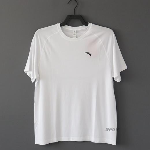 【S/L断码。无货退款】安踏男短袖运动T恤夏款圆领透气冰肤训练运动上衣针织衫452430202 商品图1