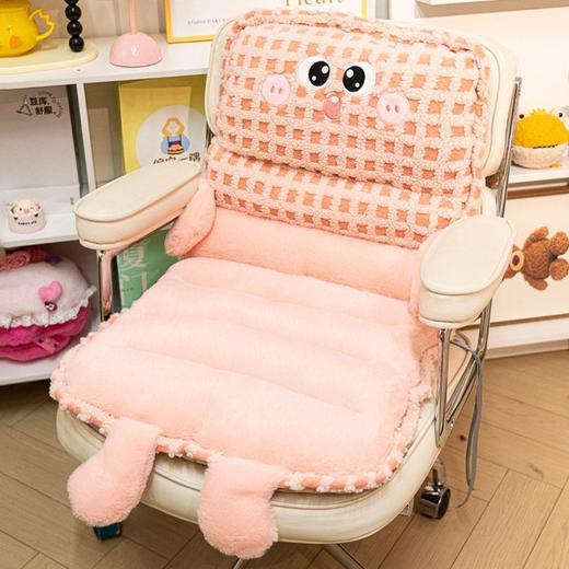 【冬季坐垫屁垫】办公室久坐椅子靠垫靠背一体 学生赠加热垫子宿舍座椅  商品图9