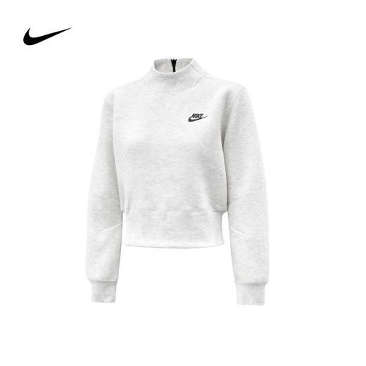 NIKE耐克女子TCH FLC CREW运动休闲套头衫卫衣HV2797-013 商品图0