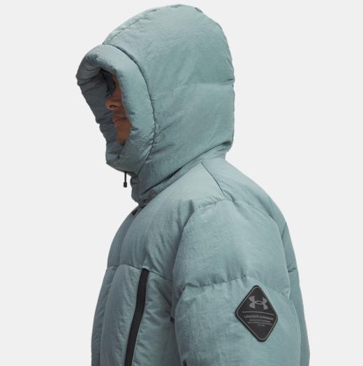 安德玛男子UA Limitless热冬系列700蓬短款鸭绒羽绒夹克1384641-587 商品图5