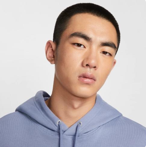 耐克男子健身超宽松套头连帽衫冬OVERSIZE风法式毛圈NIKE HJ1817 商品图3