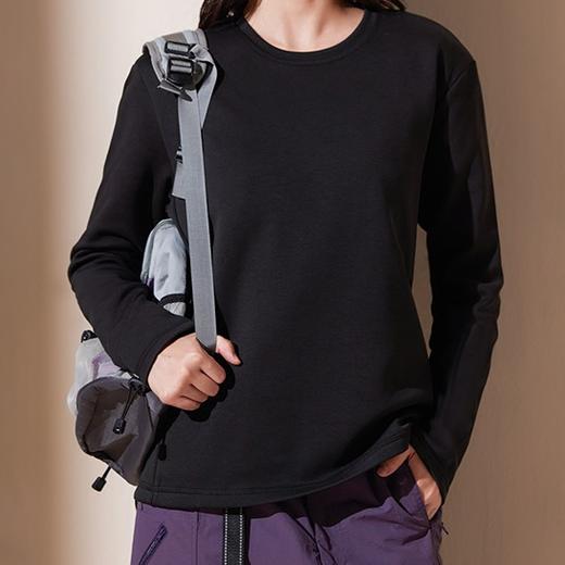 【可机洗！ 果壳送检90白鹅绒】【内穿一件温暖过冬 吸湿排汗 无惧脏污】MDINN觅瑾 情侣款5S含鹅绒T恤 3天左右发货 商品图4