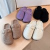 D111339女士冬季包头拖鞋冬季加绒加厚休闲鞋 商品缩略图0