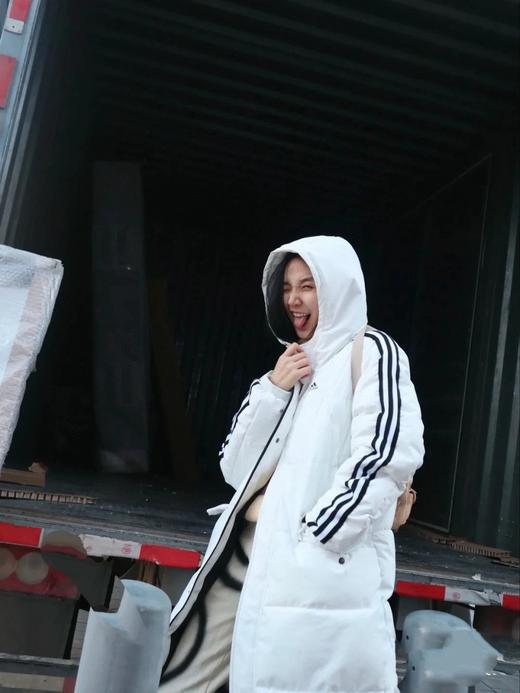 D111323男女情侣款中长款连帽羽绒棉连帽棉服 商品图4