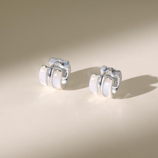 ARSIS｜流光系列 珠光蝶贝耳圈 商品图6