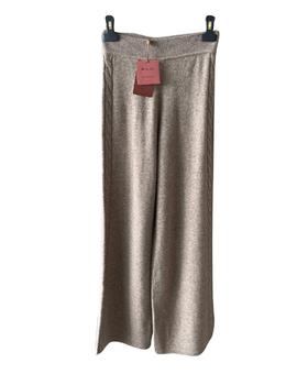 女款麻花羊绒针织长裤zh015