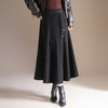 「自」全新升级【铂金会员174/天猫229/差价55】(13514)洛诗琳中长款毛呢半身裙2025秋冬新款高腰显瘦垂感百褶裙 商品缩略图2