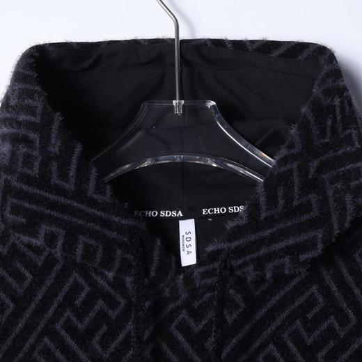 WY1279SDSA男士秋冬新款痞帅男装潮牌撞色提花字母抽绳连帽卫衣百搭宽松 商品图2