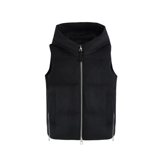 MAISON COVET 连帽白鹅绒马甲 商品图1