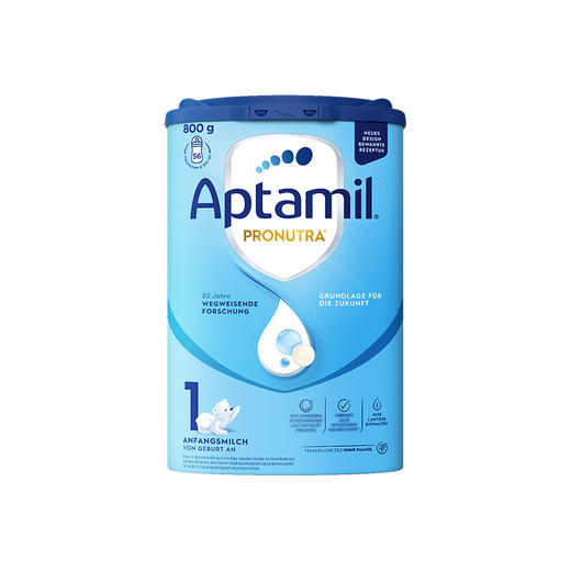 【品牌直供】德国Aptamil爱他美经典版婴儿配方奶粉 1段 0-6月龄 800g 商品图0