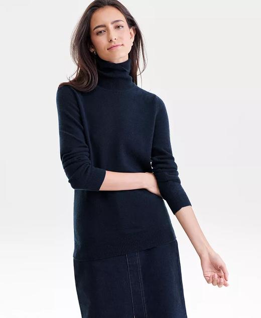 好折回归！Macy梅西charpter club女士高领喀什米尔羊绒衫 商品图4