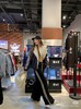 D111351侧三杠仿麂皮拼接驼绒毛拉链棉服外套 商品缩略图8