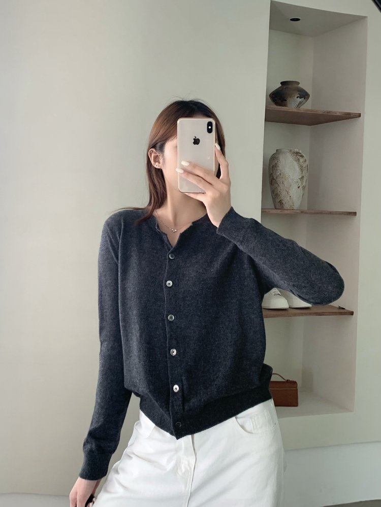 YS1981-山羊绒毛衣针织开衫外套【Hera&Song】