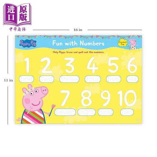 【中商原版】小猪佩琦学习小套装 Peppa Pig Peppa Loves Carnival Fun Learning Set 英文原版 儿童卡通动画小猪佩奇 童书 商品图2