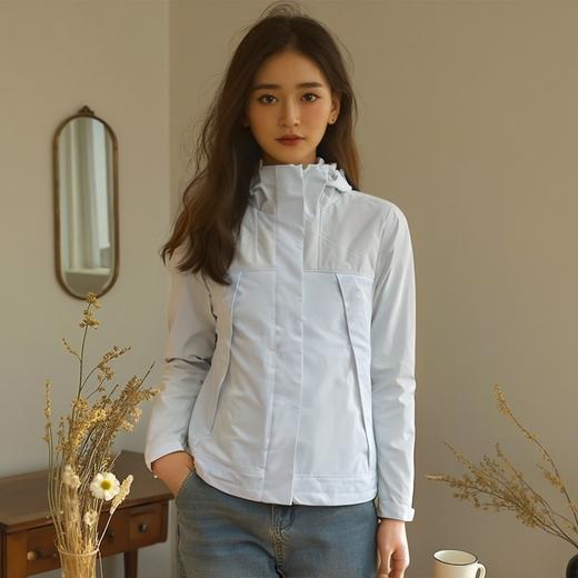 【S/M/L/XL/2XL断码，无货退款】安踏外套春季休闲新款运动2025舒适梭织上衣女子162517616S 商品图1