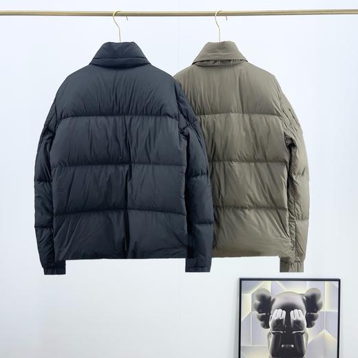 D111368冬季25FW BESBRE 皮拉链短款羽绒服男女同款 商品图2