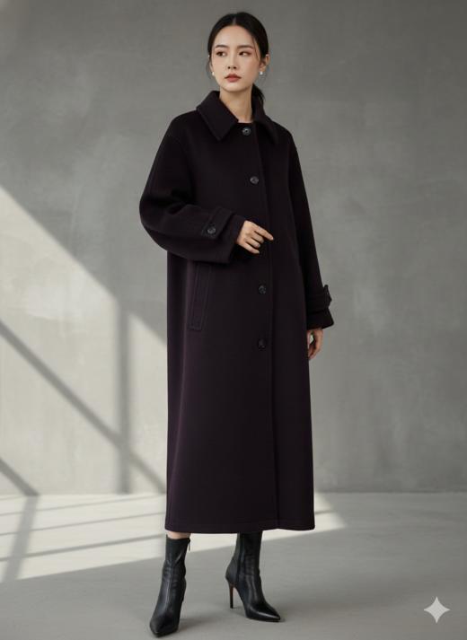 精致工艺长款大衣 商品图0