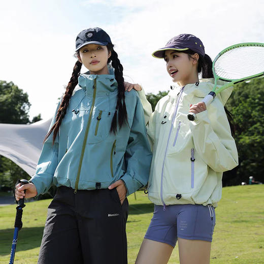 🔥高端户外系列『 Schenvega 山系户外三合一冲锋衣A87-DQC6623W款』✨自由感+出片率拉满❗不厚不薄舒适有型，👉现在买下秋冬穿上刚刚好‼️某宝💰598一件！ 商品图1