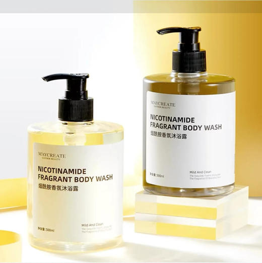 【沐浴】健美创研 烟酰胺香氛沐浴露沐浴乳持久留香保湿补水(反转巴黎)  500ml/瓶 商品图0