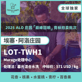 25产季 埃塞 阿洛 Alo LOT-TWH1 暮光混合水洗（生豆）空运批次