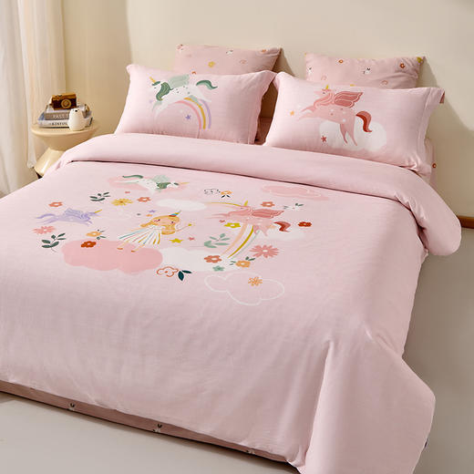 多喜爱 全棉磨毛印花时尚四件套 梦幻乐之园/飚速赛车hl【100%棉】【柔软亲肤】【童趣卡通】耐洗耐磨 不易褪色 商品图8