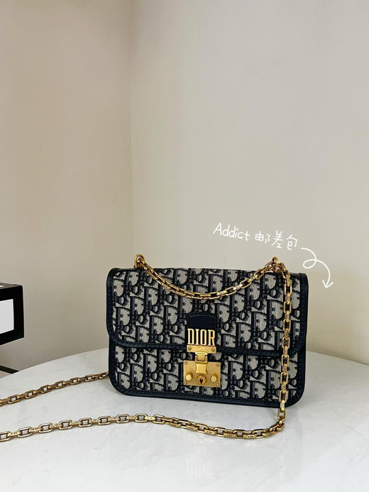 Dior Addict 老花 中号 邮差包 商品图0