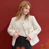西遇夹棉小香风外套女冬季新款单排扣正肩气质千金短款外套V4155422 商品缩略图4