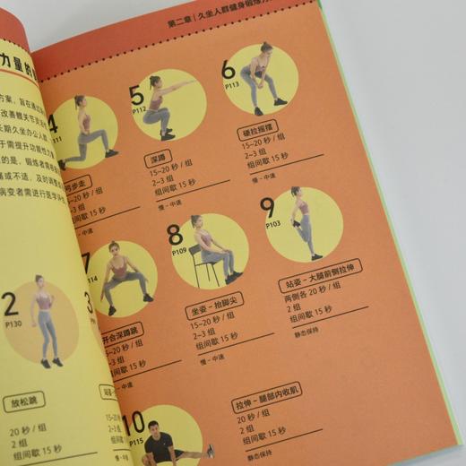 职场久坐人群健身锻炼指南 办公室健身指南 商品图3