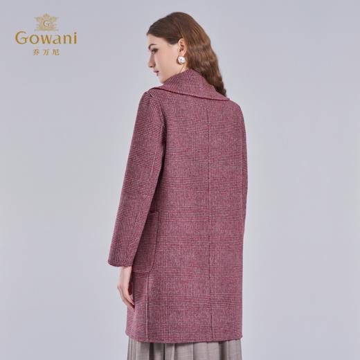 【100%绵羊毛】乔万尼新品双面呢大衣两面穿设计感EI4A536 商品图4