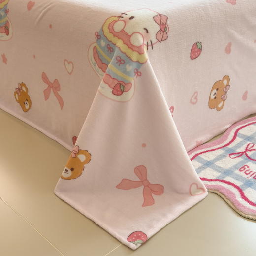 【品牌直发】加倍生活 A类潮款加厚牛奶绒四件套 立体毛巾绣工艺款yb1127002 商品图7