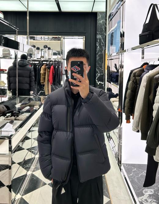 D111368冬季25FW BESBRE 皮拉链短款羽绒服男女同款 商品图14