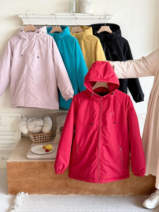 品牌大帽子派克冲锋衣 90-170码可亲子❗️五色可选，加绒加厚款，零下20°上身不带怕 商品图12