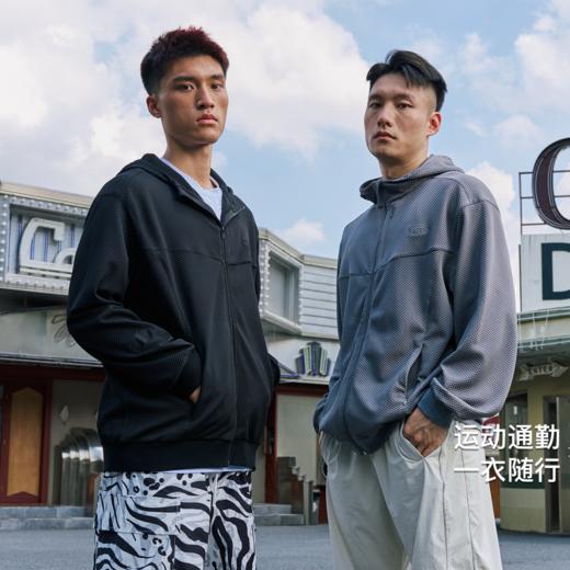 录士LUSHISI隐曜外套山系美式复古立领帽衫教练夹克潮街头休闲男 商品图4