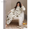 可人儿原创冬季舒棉绒女士睡衣韩系加厚保暖可外穿珊瑚绒家居服 商品缩略图0