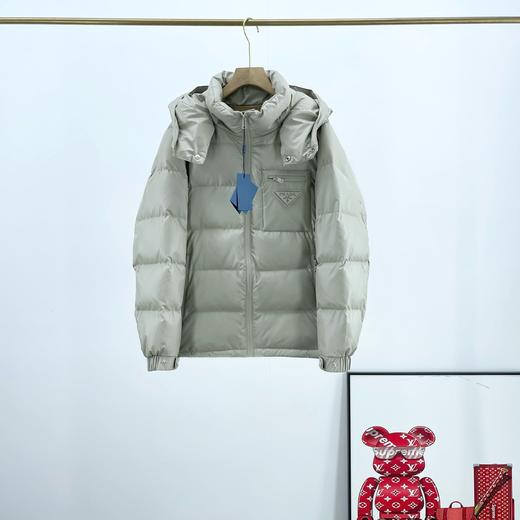 D111350压胶三角铁牌压胶情侣冬季保暖羽绒服外套 商品图5