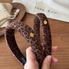 D111338豹纹发饰豹富发箍+发夹+发圈三件套 商品缩略图2