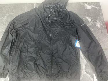 瑕疵Columbia/哥伦比亚 40UPF 男士春夏户外防晒连帽轻薄皮肤衣外套