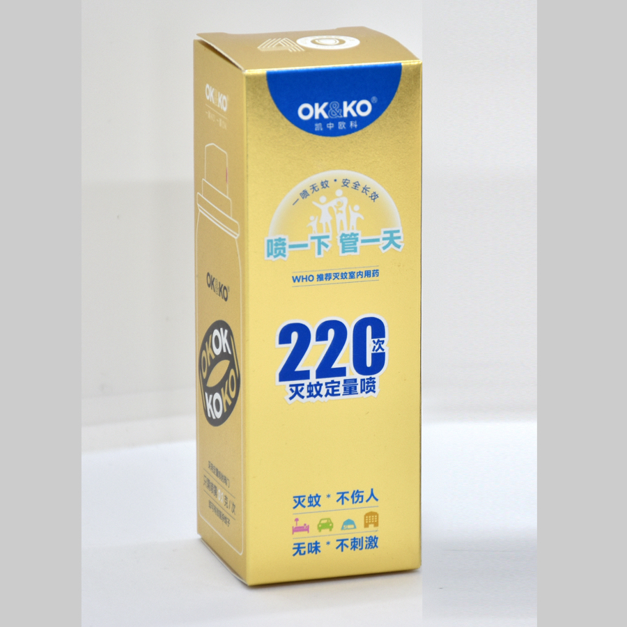 OK&KO小金瓶杀蚊气雾剂驱蚊喷雾【喷环境或者衣服 不喷皮肤】