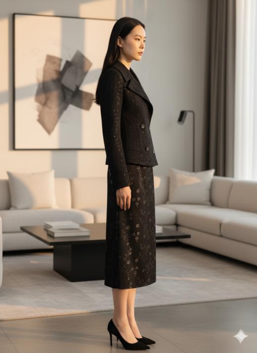 大翻领双排扣短外套 商品图2