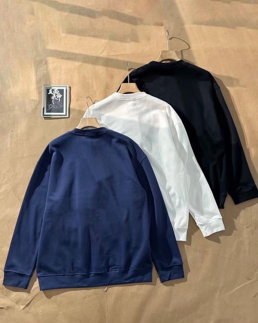 D111322胸前字母品牌印花35周年加绒款圆领卫衣男 商品图1