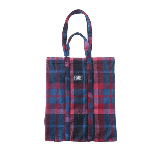 HUJI祤集Lette单肩手提包插画冬日格纹 商品图5