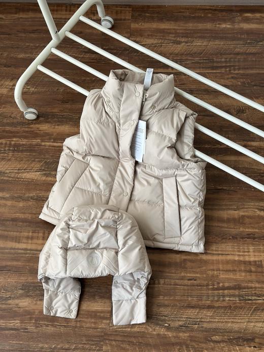 D111378泡芙云朵可拆卸连帽马甲羽绒服女款 商品图14