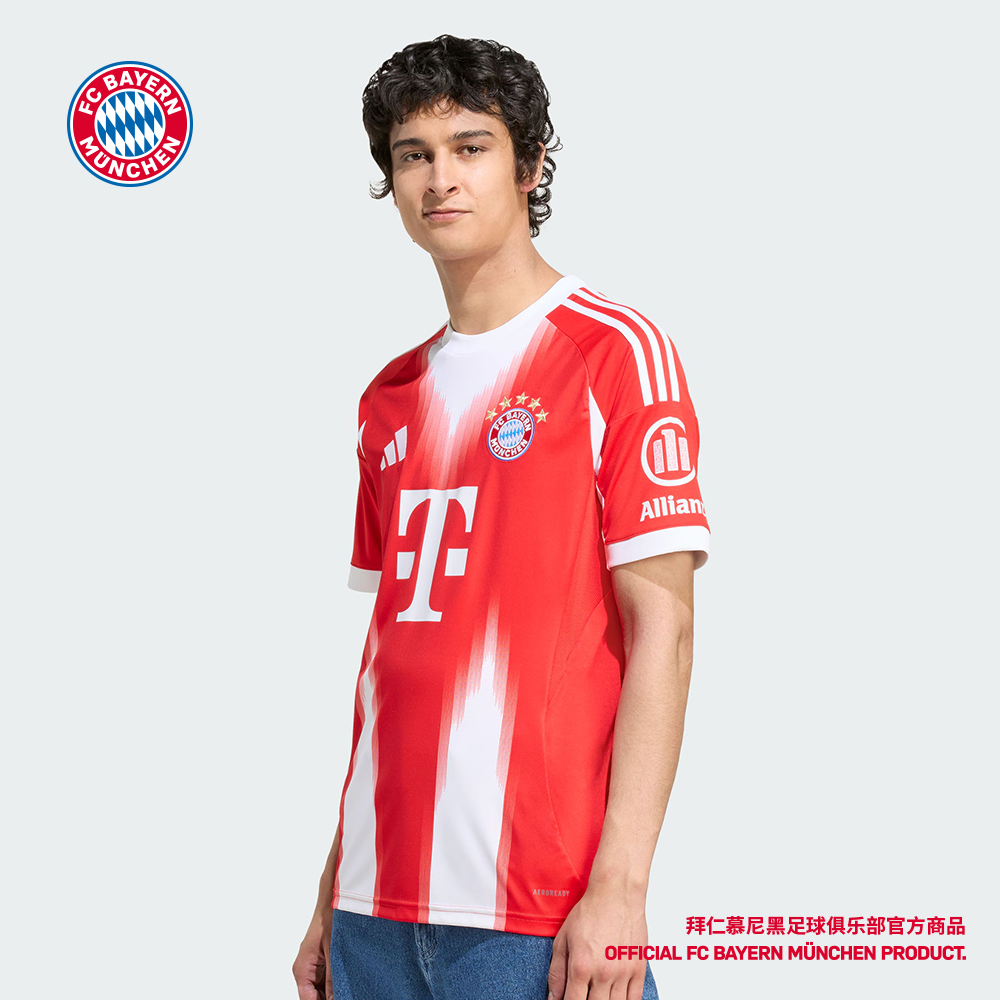 【官网同款】拜仁足球俱乐部丨25-26赛季球迷版主场球衣纪念短袖