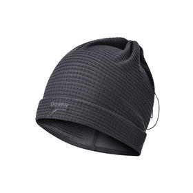 多威秋冬保暖摇粒绒男女弹性抽绳运动跑步围脖两用帽子6152124