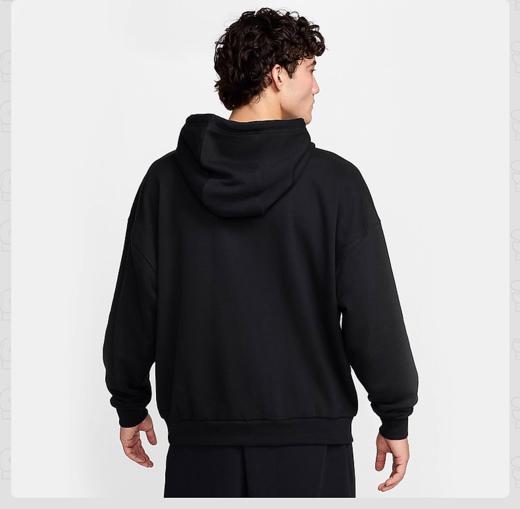 耐克男子上衣法式毛圈套头连帽衫冬季黑色卫衣宽松HJ1817-010 商品图1