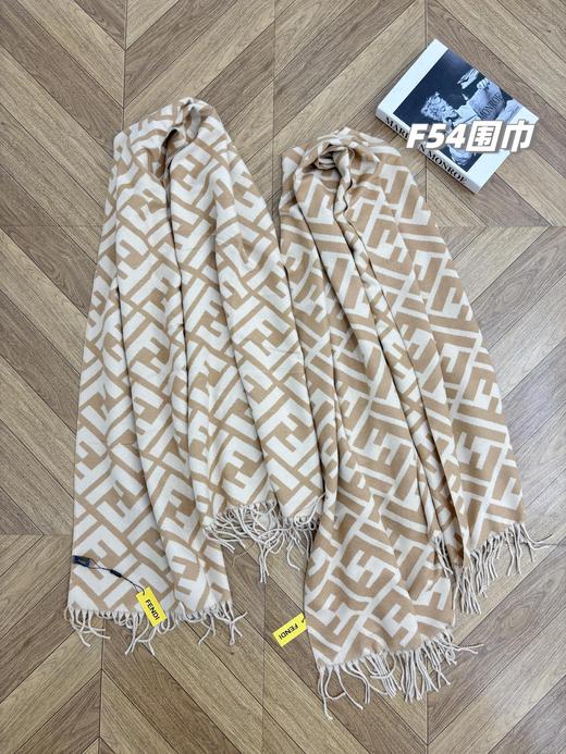 D111375双面款羊绒精典款印花图案情侣围巾披肩 商品图2