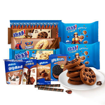 奥利奥趣多多 巧克力味夹心饼干曲奇 828g 休闲零食大礼包 早餐下午茶 /休闲食品 /饼干 /饼干礼盒/礼包 商品图4