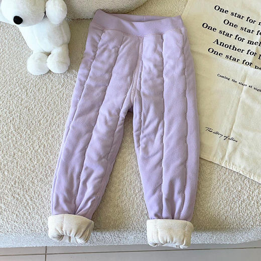 79.9任选两件，单拍不发货！！！【童装服饰丨吾家儿童保暖马甲&保暖裤】面料又暖又绵柔，秋冬宝宝也不怕凉，松紧裤腰穿脱便捷，做工精细，上身舒透亲肤有型，内搭叠穿都很可 商品图6